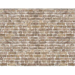 YYNXSY 7x5FT Brick Wall Background Primary Color Brick Background Large Fabric Brick Photo Background Baby Shower Birthday Party Wedding Graduation Home Decoration Photo Booth Prop Banner YY-4