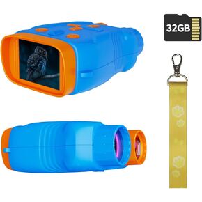 Kids Toys Night Vision Goggles for Kids Ages 5 and Up Gifts for Kids 32GB Card, 5X Zoom Kids Camera Night Vision Binoculars for Kids for Kids