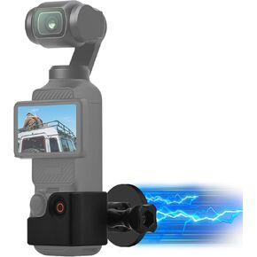 Osmo Pocket 3 Magnetic Mount, Magnetic Bracket Holder Compatible for DJI Osmo Pocket 3 Creator Combo, Pocket 3 Expansion Adapter Accessories Used on Metal Surfaces Cars, Railings, Refrigerators