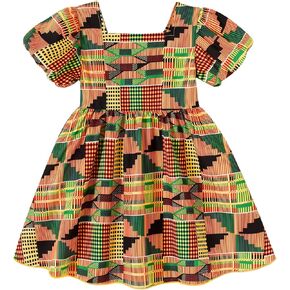 Toddler Baby Girl Dress African Clothes Girls Dashiki Ankara Dresses Kids African Clothing
