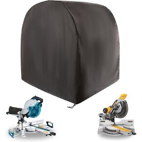 غطاء منشار ميتري ، غبار الغبار مقاوم للماء Oxford لـ Benchtop الثقيلة ، يناسب معظم مناشير Miter ، والزارع ، وأدوات الآلة في الهواء الطلق ، لمنع صدأ منشار الطاولة (28 "L × 24" W × 28 "H ، الأسود)