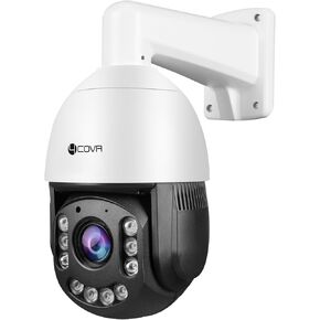 6MP PoE PTZ Camera Outdoor IP67 Weatherproof, 20x Optical Zoom & Human/Vehicle Motion Detection, Speed Dome Security IP Camera with 394ft IR Night Vision, 2-Way Audio, Auto Tracking, LY-716IR20