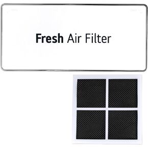 MCR66849208 Refrigerator Filter Cover Decor with 1pack LT120F Refrigerator Air Filter, Replacement for LG Air Filter Cover, Compatible With MCR66849219, LMRS28596D, LMRS28596S etct