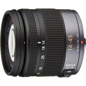 Panasonic LUMIX G VARIO 14-45mm/F3.5-5.6 ASPH./MEGA O.I.S. Lens | H-FS014045 (Renewed)