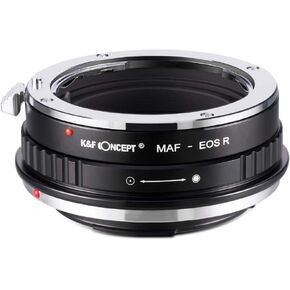 K&F Concept Lens Mount Adapter for Minolta MA AF Mount Lens to Canon EOS R Camera Body