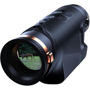 Cycloptic Handheld Primetime Viewer with Primetime Color Vision, Low Light Enhancing Technology, 4K HD Video, 1-5x Digital Zoom, 1.39 inch HD Viewfinder, Digital Monocular for Hunters
