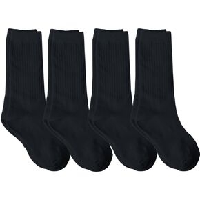 يهودية 4 حزمة من الجوارب المضلعة في منتصف المعدل مع دعم القوس للزي المدرسي ، والرياضة ، AFO إلخ. in Kuwait