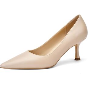 Women's Temperament High Heels Classic Closed Pointed Toe Slipon Stiletto Heel Women's Pumps Sexy and Versatile Party Business Work Shoes