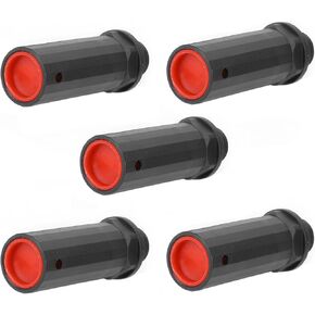 Air Compressor Breathing Rod, Screw Thread 5pcs 15.5mm Breathing Rod Vent Cap Air Compressor Pump Accessories Engineering Plastic Air Compressor Breather Rod Black