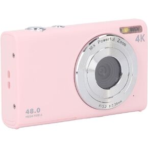 Digital Camera, 2.8 Inch IPS Screen 48MP Digital Point and Shoot Camera, 16X Zoom Autofocus Anti Shake Vlogging Camera for Teens Boys Girls (US Plug)
