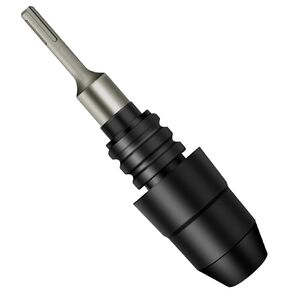 SD FACTORY SDS-Plus to SDS-Max Adapter for Rotary Hammers, 8-1/4 Inches Long Black Alloy Steel Adapter, Compatible with SDS Max Bits, Drill Set for Enhanced Performance