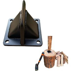 Firewood Kindling Splitter Portable Wood Splitting Wedge Tool, Mini Heaty Duty Log Splitter for Home Garden Camping Fireplace Fire Pit Indoor or Outdoor