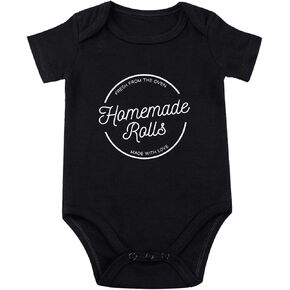 لفة محلية الصنع طفل بدلة الحمل إعلان الحمل الطفل المضحك حديثي الولادة طفل رضيع الفتيات الرومبير رضيع in Kuwait