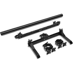PROAIM Dual Tripod Holder for Victor Cart Series & Atlas Video Camera Production Carts. Payload up to 50kg/110lb. Includes Rod, Crossbar, & Clamps