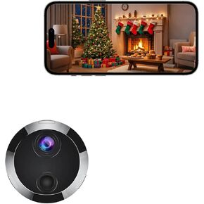 1080P Indoor Camera - Surveillance Camera with Motion Detection and Night Vision -WiFi Wireless Camera - Nanny Cam - Mini Camera -WiFi Cameras for Pet/Baby/Nanny with App-YSWLB38