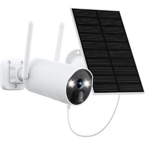 Solar Security Cameras Outdoor Wireless, Add-On Camera, Solar Powered, Requires NVR, ONLY Compatible AWUS17