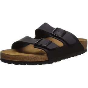Birkenstock Unisex Arizona Sandal,Black Oiled Leather,45 M EU