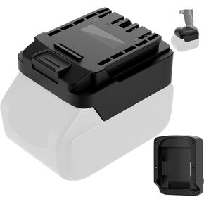 Battery Adapter Compatible for Makita 18v Battery to Fit for Hyper Tough 20v max Lithium-Ion Cordless Power Tools (Adapter Only)