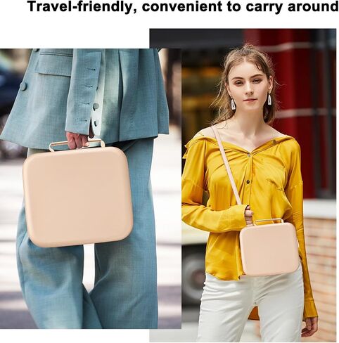 Hard Storage Case Compatible with Canon Selphy CP1300 CP1500 CP1200 Wireless Color Photo Printer，Design for Outdoor and Travel,Photo Printer Protective Case(Rose Gold，Case Only) in Saudi Arabia