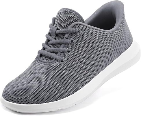 أحذية Rihero Womens Walking مريحة غير قسيمة تنس الأحذية الرياضية الرياضية أحذية خفيفة الوزن الأزياء الأحذية الرمادية الحجم 9.5 in Kuwait