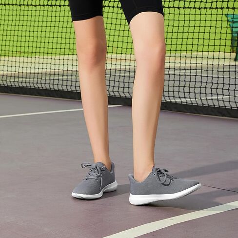 أحذية Rihero Womens Walking مريحة غير قسيمة تنس الأحذية الرياضية الرياضية أحذية خفيفة الوزن الأزياء الأحذية الرمادية الحجم 9.5 in Kuwait