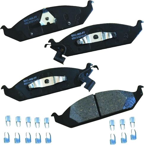 Bendix Premium SBC484 Ceramic Front Brake Pads for Select Models Chrysler Cirrus,Sebring,Dodge Avenger,Colt,Stratus,Eagle GTX,Summit,Talon,Vista,Mitsubishi Eclipse,Expo,Galant,Mirage,Plymouth Laser in Kuwait