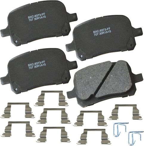 Bendix Premium SBC484 Ceramic Front Brake Pads for Select Models Chrysler Cirrus,Sebring,Dodge Avenger,Colt,Stratus,Eagle GTX,Summit,Talon,Vista,Mitsubishi Eclipse,Expo,Galant,Mirage,Plymouth Laser in Kuwait
