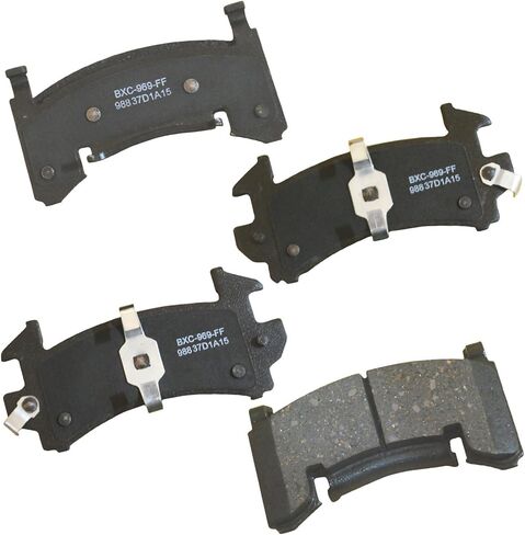 Bendix Premium SBC484 Ceramic Front Brake Pads for Select Models Chrysler Cirrus,Sebring,Dodge Avenger,Colt,Stratus,Eagle GTX,Summit,Talon,Vista,Mitsubishi Eclipse,Expo,Galant,Mirage,Plymouth Laser in Kuwait