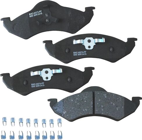 Bendix Premium SBC484 Ceramic Front Brake Pads for Select Models Chrysler Cirrus,Sebring,Dodge Avenger,Colt,Stratus,Eagle GTX,Summit,Talon,Vista,Mitsubishi Eclipse,Expo,Galant,Mirage,Plymouth Laser in Kuwait