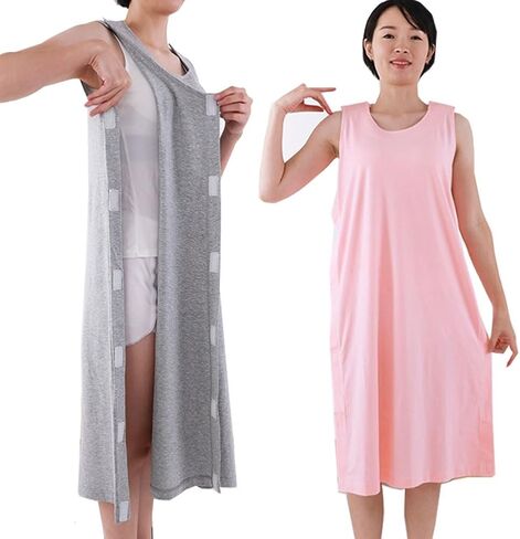 Woman Post Shoulder Surgery Shirts Rehab Shirt,Recovery Tear Away T-shirt,Full Open Shirt Dialysis Chemo Clothing in Saudi Arabia