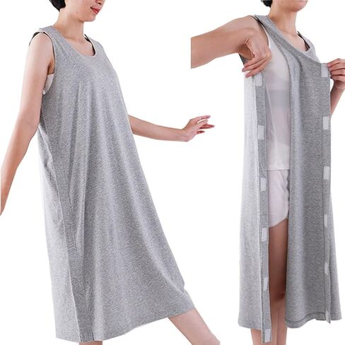 Woman Post Shoulder Surgery Shirts Rehab Shirt,Recovery Tear Away T-shirt,Full Open Shirt Dialysis Chemo Clothing in Saudi Arabia