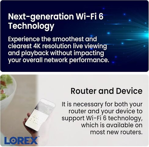 Lorex 4K Spotlight Indoor/Outdoor Wi-Fi 6 Camera مع إضاءة أمنية ذكية ، شخص ، مركبة ، اكتشاف الحيوانات والحزم ، الحديث ثنائي الاتجاه ، الاستجابة السريعة ، الانصهار in Kuwait