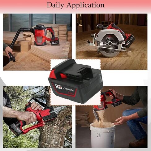 18V Lithium-ion بطارية وشاحن استبدال لبطارية MILWAUKEE M18 مع أعمال الشاحن لأدوات MILWAUKEE 18V ، الإخراج 5.0AH in Kuwait