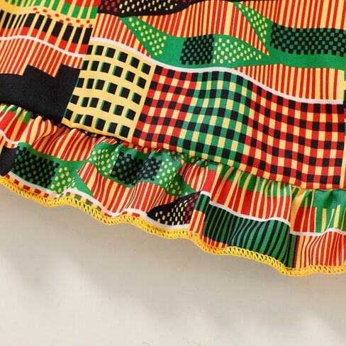 Toddler Baby Girl Dress African Clothes Girls Dashiki Ankara Dresses Kids African Clothing in Saudi Arabia
