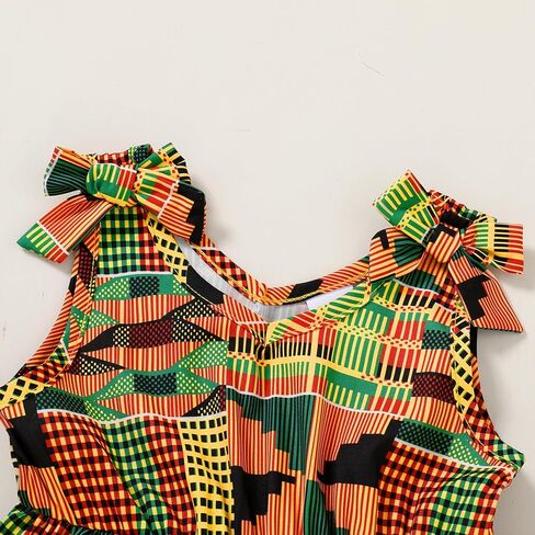 Toddler Baby Girl Dress African Clothes Girls Dashiki Ankara Dresses Kids African Clothing in Saudi Arabia