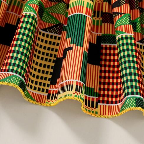 Toddler Baby Girl Dress African Clothes Girls Dashiki Ankara Dresses Kids African Clothing in Saudi Arabia