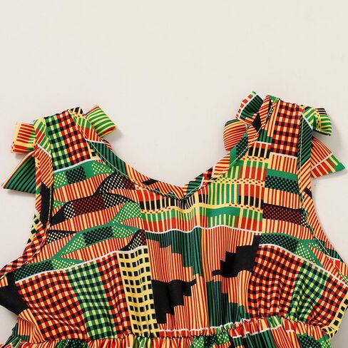 Toddler Baby Girl Dress African Clothes Girls Dashiki Ankara Dresses Kids African Clothing in Saudi Arabia