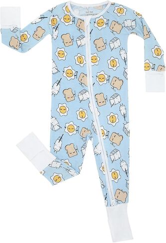 Little Sleepies Pajamas for Baby Boys & Girls, Viscose from Bamboo Baby Pajamas, Preemie & Newborn Sleepers, 2-Way Zipper PJs in Kuwait