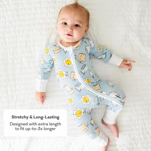 Little Sleepies Pajamas for Baby Boys & Girls, Viscose from Bamboo Baby Pajamas, Preemie & Newborn Sleepers, 2-Way Zipper PJs in Kuwait