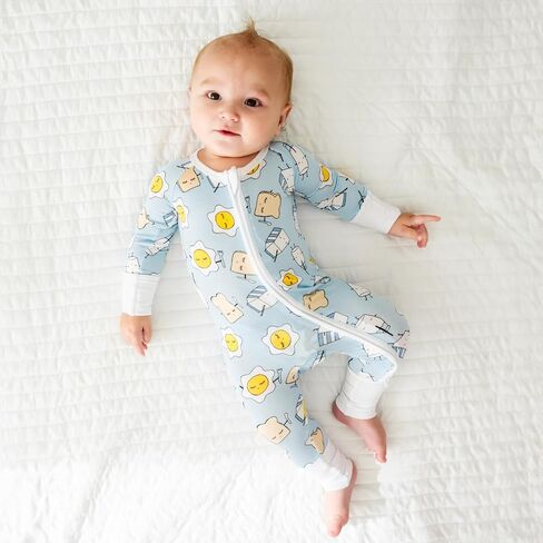 Little Sleepies Pajamas for Baby Boys & Girls, Viscose from Bamboo Baby Pajamas, Preemie & Newborn Sleepers, 2-Way Zipper PJs in Kuwait