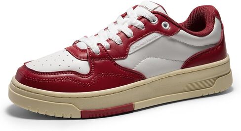 DREAM PAIRS Women's Fashion Court Sneakers Walking Shoes Comfortable Low-Top Lace-Up Casual Classic Athletic Skateboard Sneakers in Kuwait