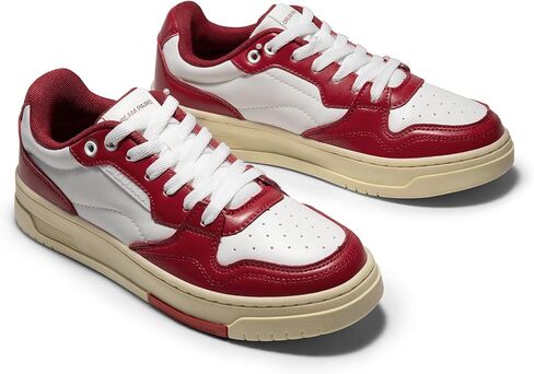 DREAM PAIRS Women's Fashion Court Sneakers Walking Shoes Comfortable Low-Top Lace-Up Casual Classic Athletic Skateboard Sneakers in Kuwait