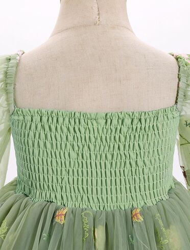 Obeeii عيد ميلاد Tulle Dress Baby Girls Long Sleeve Floral Dress Toddler in Kuwait