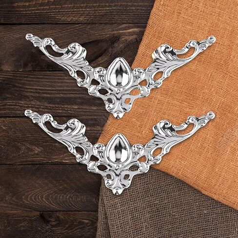 20PCS BOOK CORRENTORS ، 1.65x1.65x2.24in زوايا الكتب ، زوايا الكتب المعدنية للكتب الأثاث كتب الكتب ، صناديق المجوهرات الخزانة الزخرفية الزخرفية in Kuwait