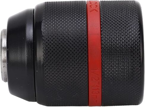 تشاك الحفر ، استبدال تشاك تشاك شد ذاتي الحفر تشاك 1/2-20UNF اتصال 2‑13MM المدى المدى المتغير السريع مع 3 قضيب لإصلاح أجزاء مختلفة (الجولة 58 ملم in Kuwait