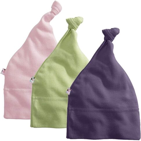 Babysoy Eco Essential 3-Piece Single Knot Beanie/Hat Set in Saudi Arabia