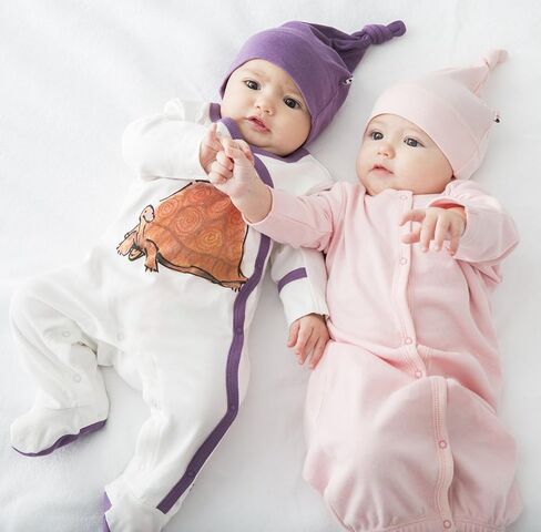 Babysoy Eco Essential 3-Piece Single Knot Beanie/Hat Set in Saudi Arabia