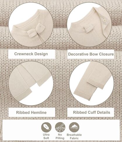 Lilax Baby Girls 'Sweater Long Sleeve ، Bowknot Closure Bolero Cardigan in Kuwait
