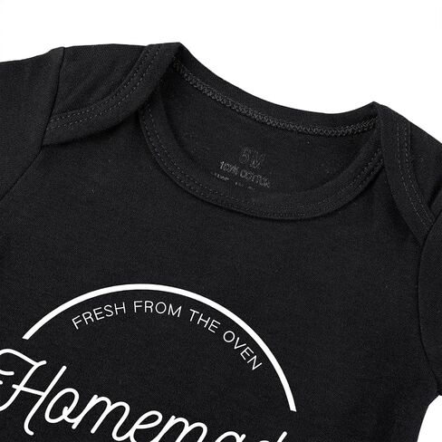 لفة محلية الصنع طفل بدلة الحمل إعلان الحمل الطفل المضحك حديثي الولادة طفل رضيع الفتيات الرومبير رضيع in Kuwait