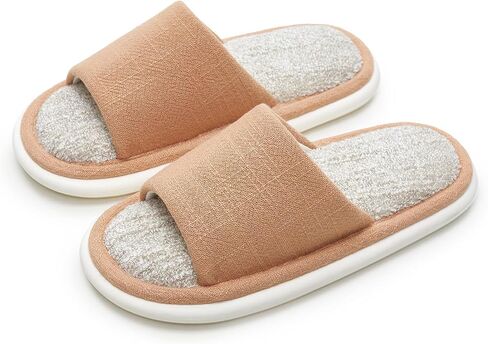 utune House Slippers Open Toe Slippers for Women Men Indoor Slippers Cozy Bedroom Slippers Women House Shoes in Kuwait